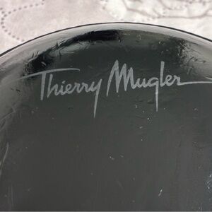 Thierry Mugler Black Compact Mirror with Signature Logo